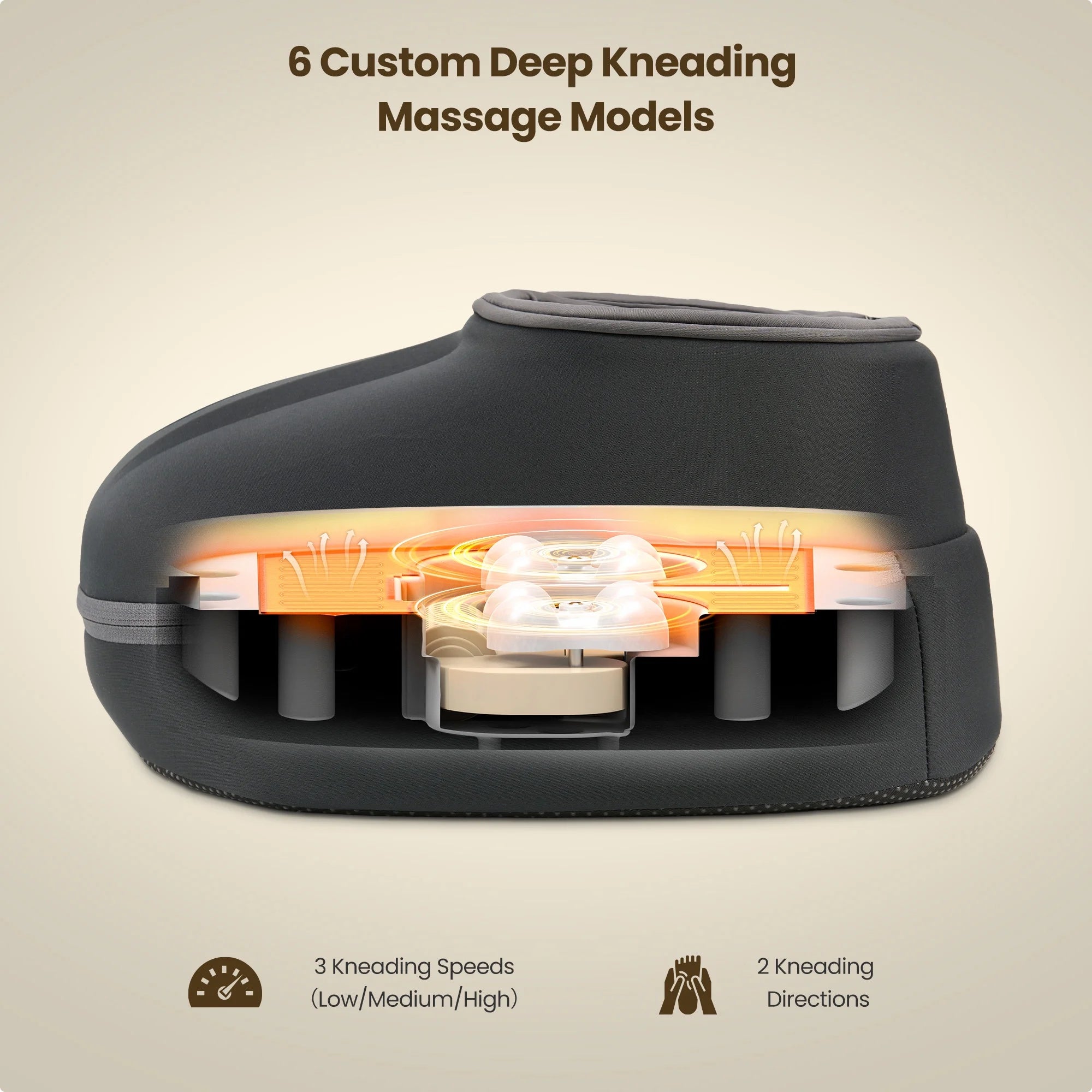 Revitalize Your Feet with the RENPHO Shiatsu Foot Massager - Heated Relief for Plantar Fasciitis and Muscle Pain - Perfect Gift for Mother's Day and Birthdays