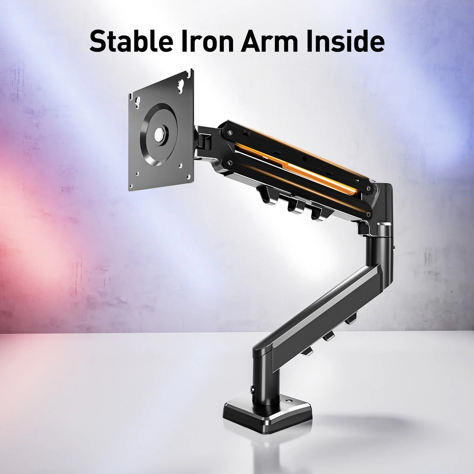 Single Monitor Desk Mount for 13"-32" Screens, Computer Monitors Stand, Height Adjustable Monitor Mount, with Gas Spring Monitor Arm Fit 4.4-19.8 Lbs