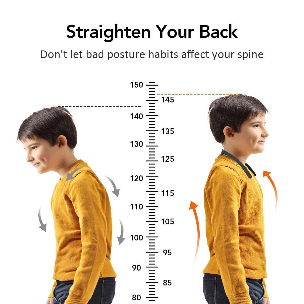 Revolutionary Smart Posture Corrector for Hunchback Relief - Adjustable Back Support for Men and Women with Real-Time Monitoring and Vibration Alerts