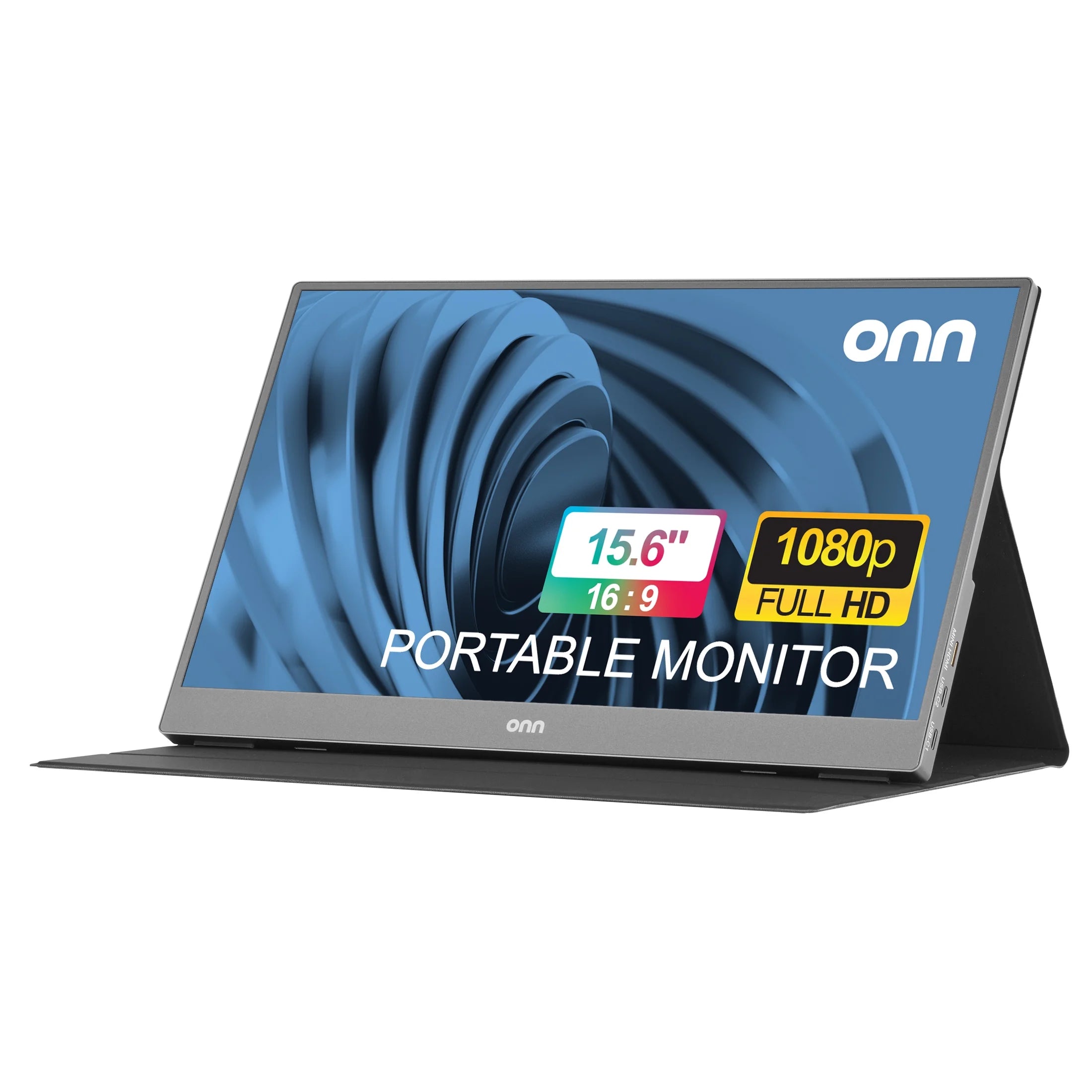 Elevate Your Productivity with the 15.6" FHD Portable Office Monitor - Sleek, Versatile, and Ready to Connect!