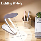 Portable Rechargeable LED Desk Lamp with Adjustable Brightness and Eye-Caring Features for Home, Office, and Travel