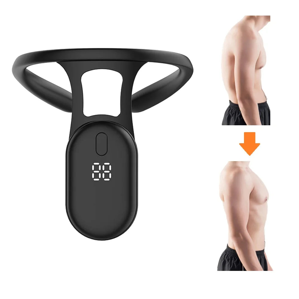 Revolutionary Smart Posture Corrector for Hunchback Relief - Adjustable Back Support for Men and Women with Real-Time Monitoring and Vibration Alerts