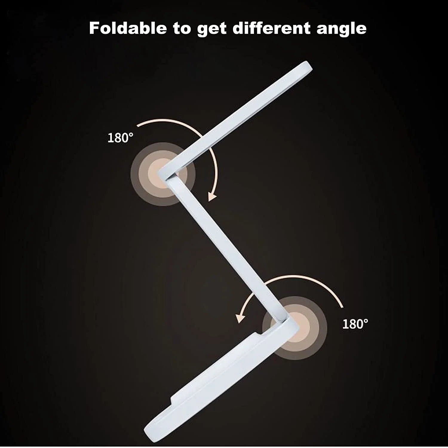 Portable Rechargeable LED Desk Lamp with Adjustable Brightness and Eye-Caring Features for Home, Office, and Travel